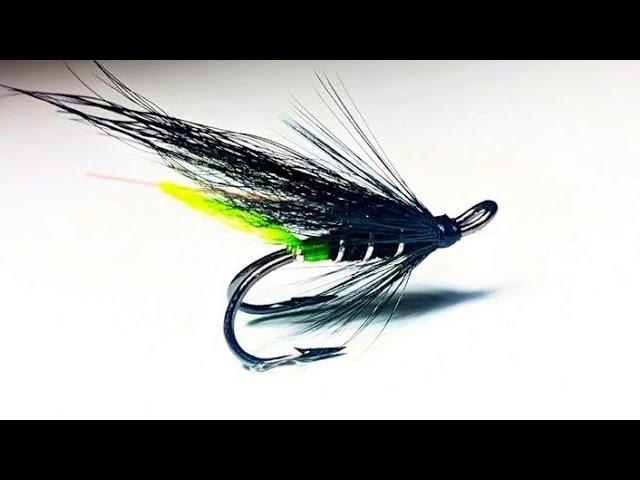 Fly tying a Green Butt salmon fly for Trout and Salmon