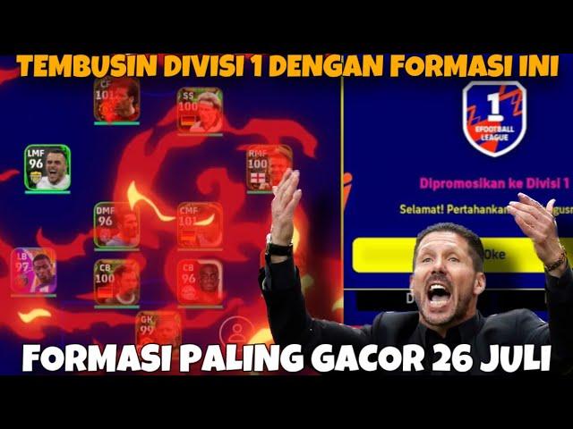 Laga divisi aldric nampang pakai formasi unik dan langka di efootball 2023