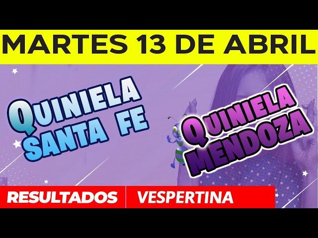 Resultados Quinielas Vespertinas de Santa Fe y Mendoza Martes 13 de Abril