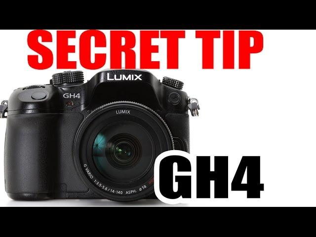 GH4 Tip Hack Secret! Zoom in x2 without losing quality!