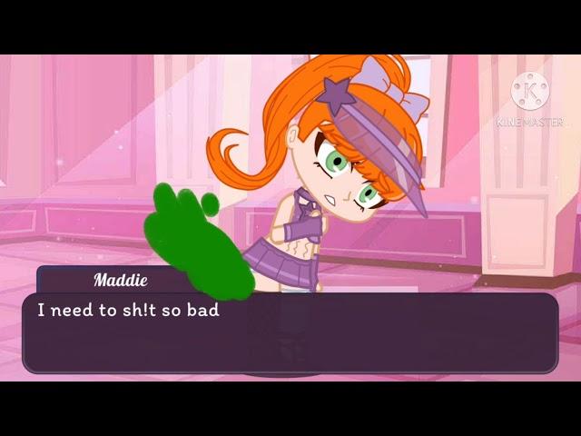 Maddie poops and pees a lot || gacha club || read description