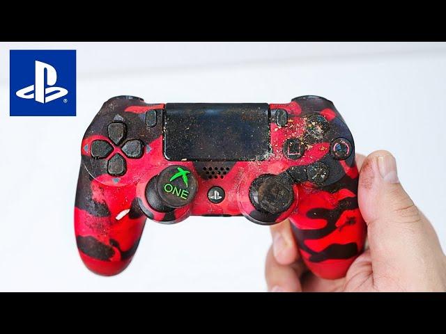 Restoration and repair of the Broken PS4 Controller DualShock 4 #asmr