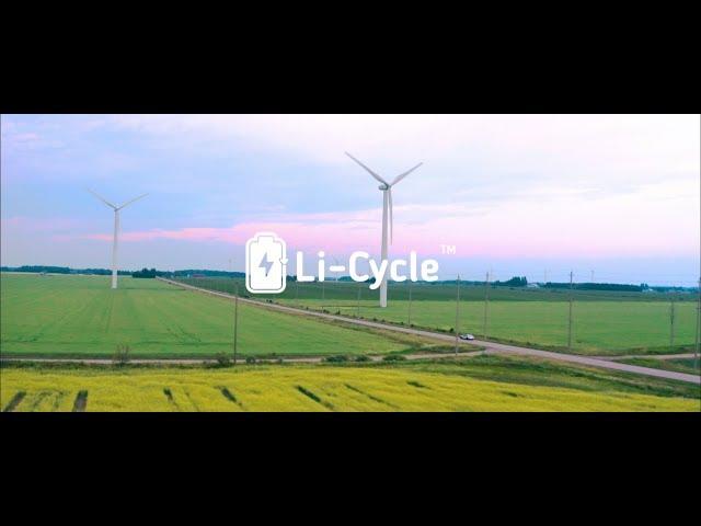 Li-Cycle - Advanced Resource Recovery for Lithium-ion Batteries - 2019 Corporate Video