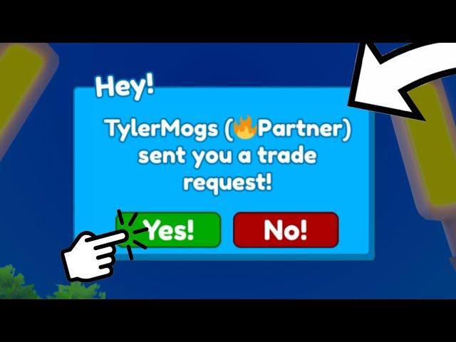 WOAH!! PARTNER SENT ME TRADE REQUEST AND THEN....