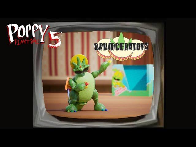 Poppy Playtime: Chapter 5 - NEW DRUMCERATOPS Jingle & Song VHS Commercial