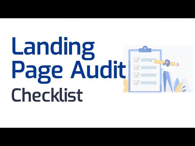 Landing Page Audit Checklist