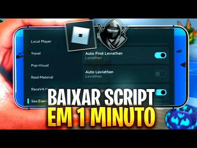 ⭐ Como Baixar e Colocar SCRIPT no Blox Fruits (CELULAR/MOBILE) - Instalar Executor e Usar Script