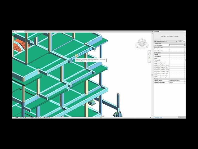 Autodesk Revit Addin Formwork Area