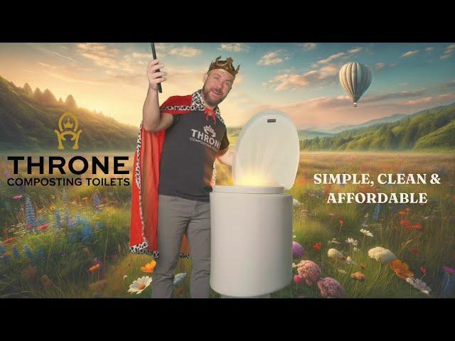 The THRONE composting toilet - simple, clean and affordable off-grid toilet!