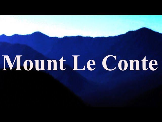 Mount Le Conte