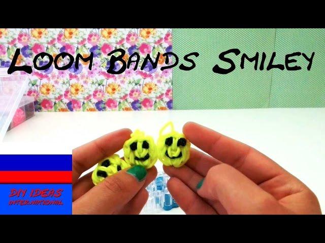 Смайлики из резинок Loom Bands Smileys Rainbow Loom Smiley Tutorial (RU)