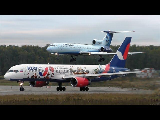 1 HOUR PLANESPOTTING | 100 LANDING AND TAKEOFF |  RUSSIA,  DOMODEDOVO