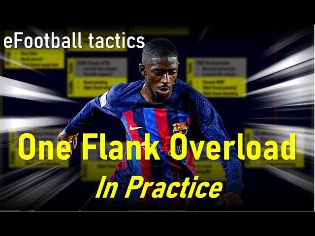 eFootball - One Flank Overload - In practice