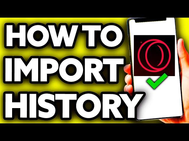 How To Import History from Chrome to Opera GX [EASY!]