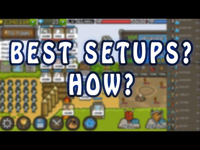 Grow Castle Best Setups? | Different Wave Setups | TRZ | Gameplay