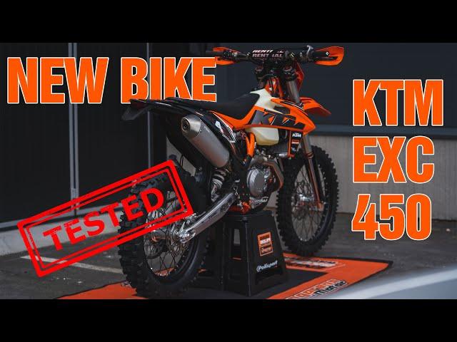 The New KTM EXC-F 450 2023 Tested