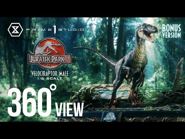 LMCJP-10 VELOCIRAPTOR MALE (JURASSIC PARK III) 360°