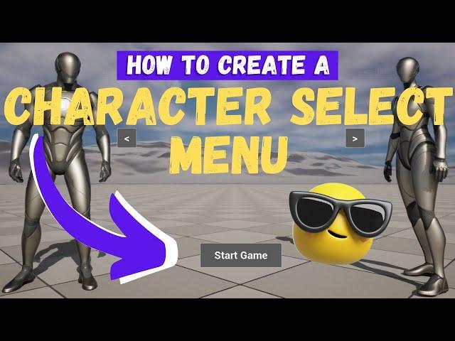 How To Create A Character Selection Menu - Unreal Engine 5 Tutorial