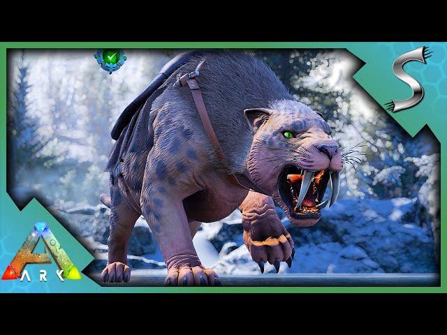 I TAMED THE MOST BEAUTIFUL ARCTIC SABERTOOTH! - ARK Survival Evolved [E9]