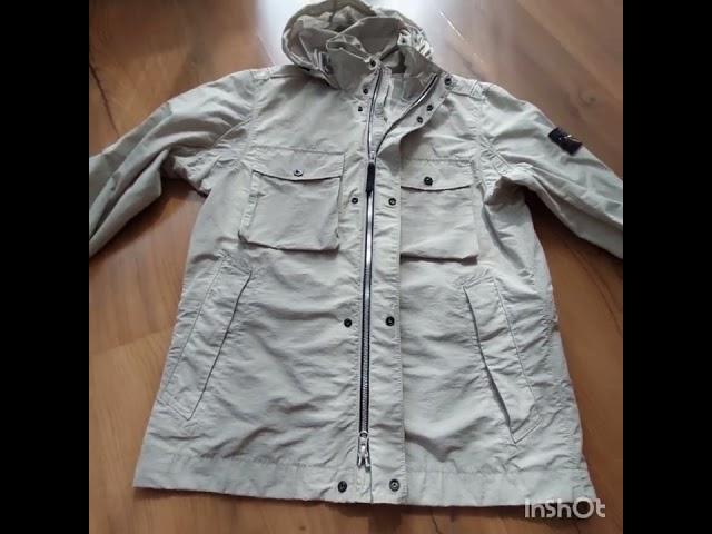 stone island MICRO REPS field jacket ss.