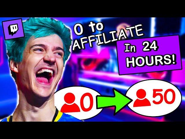 How to get Twitch Affiliate FAST in 2020