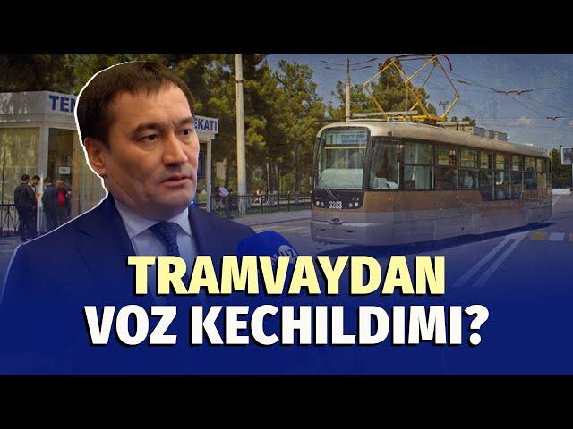 "Tramvay loyihasi chetga surilmadi" – transport vaziri