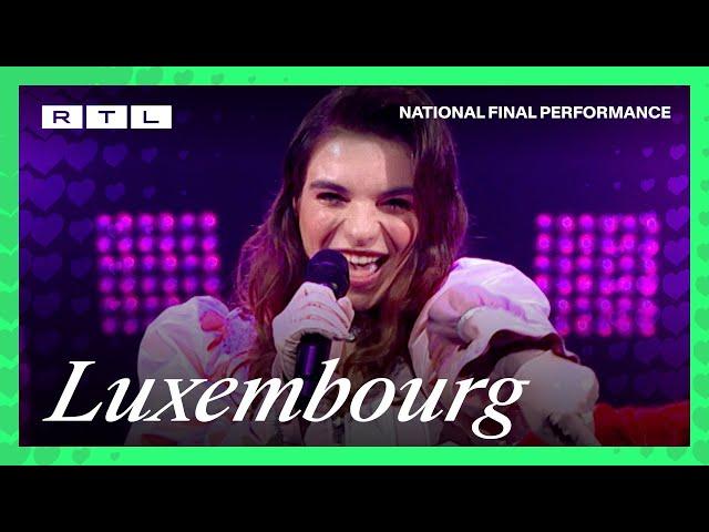 Laura Thorn - La Poupée Monte Le Son | Luxembourg  | National Final Performance #Eurovision2025