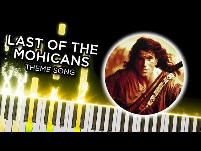 The Last of the Mohicans Theme (Trevor Jones) - Piano Tutorial