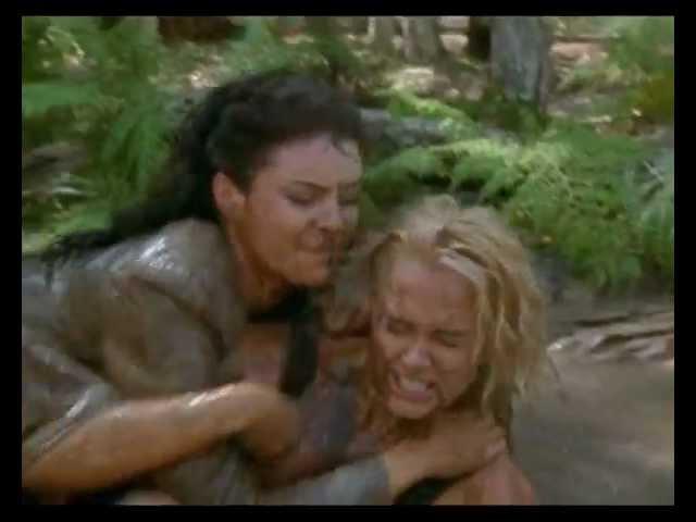 Jennifer O'dell & Rachel Blakely - Mud Fight (The Lost World)