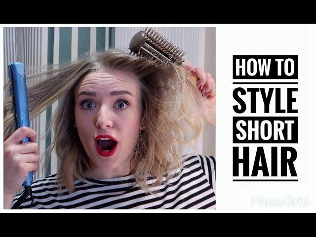 7 Ways to Style SHORT HAIR | How I style my lob