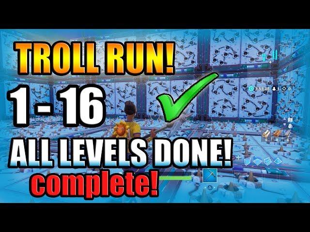 How to Complete TROLL RUN all LEVELS! by frank8256