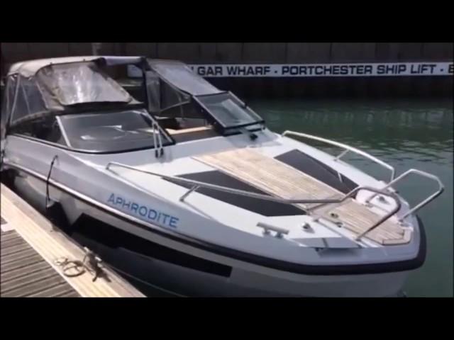 Tour round 'Aphrodite', a Finnmaster T7 from the Boat Club Trafalgar fleet