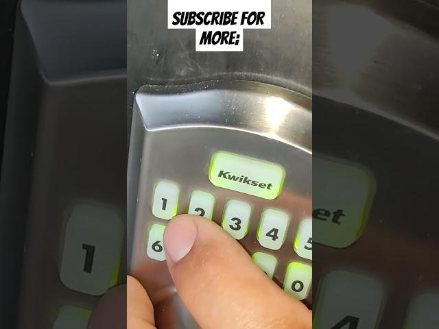 Enable Auto Locking on Kwikset 620 Lock