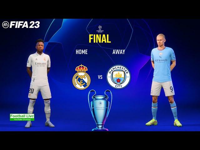 FIFA 23 | Real Madrid vs Man City | FINAL Champions League 2022/23 | Gameplay PC