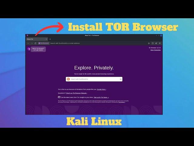 How to Install TOR Browser in Kali Linux