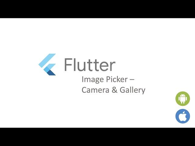 Flutter Tutorial for Beginners #27 - Flutter Image Picker - Camera & Gallery