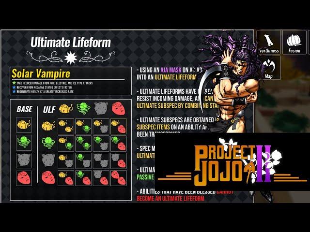 The Ultimate Life Form System! | Project Jojo 2