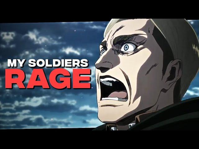 MY SOLDIERS RAGE - Attack on Titan Motivational Video [AMV]