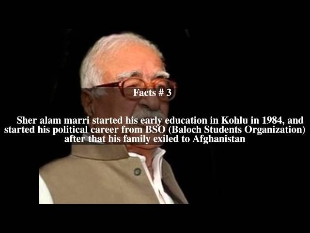 Mir Sher Alam Marri Baloch Top # 5 Facts