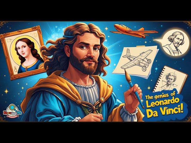 Leonardo da Vinci | The Genius of Art & Science! | #kidsvideo #kidslearning #kids #leonardodavinci