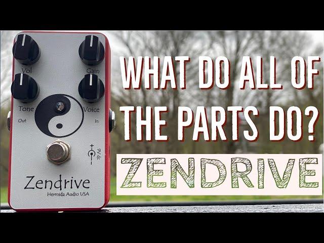 What do all the parts do on a guitar pedal? Zendrive circuit experiment