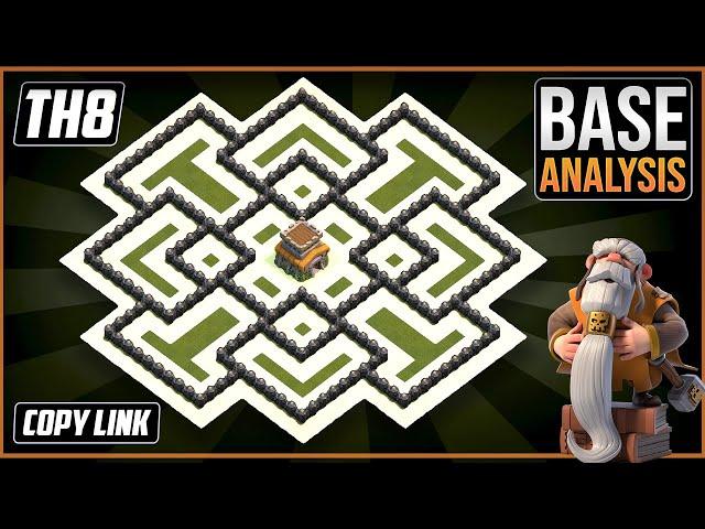 THE BEAST TH8 HYBRID/TROPHY Base 2023!! Town Hall 8 Hybrid Base Design – Clash of Clans