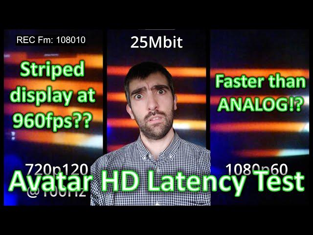 Walksnail Avatar Latency Testing vs DJI, HDZero and Analog!