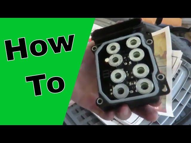 ABS Control Module Replacement 2007-2009 Toyota Camry (How to)
