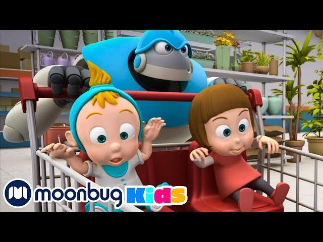 Baby Racer - ARPO The Robot | Kids Cartoons & Nursery Rhymes | Moonbug Kids