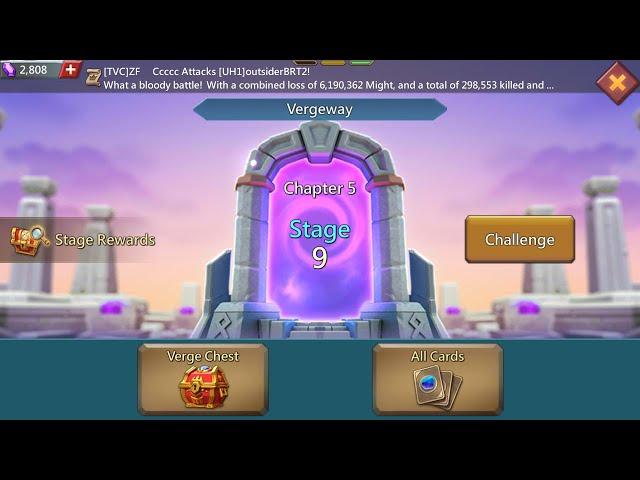 Lords mobile Vergeway chapter 5 stage 9