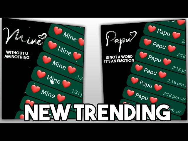 Instagram trending whatsapp chat editing in alightmotion | Tamil |SOE