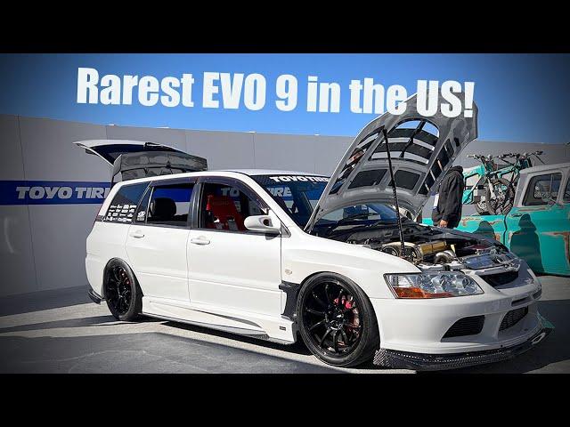 EVO 9 Wagon! - Rare JDM find at SEMA 2022