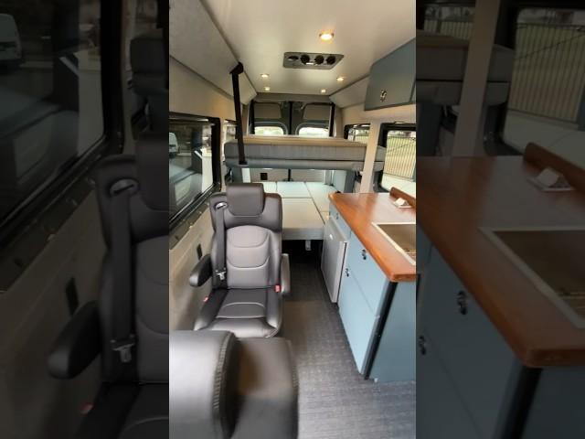 Sprinter 170 Family Van Conversion With Electric Bunk Beds #campervan