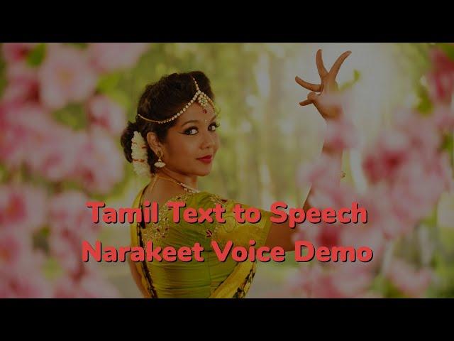 Tamil text to speech: make videos and audio easily online with Narakeet text to speech